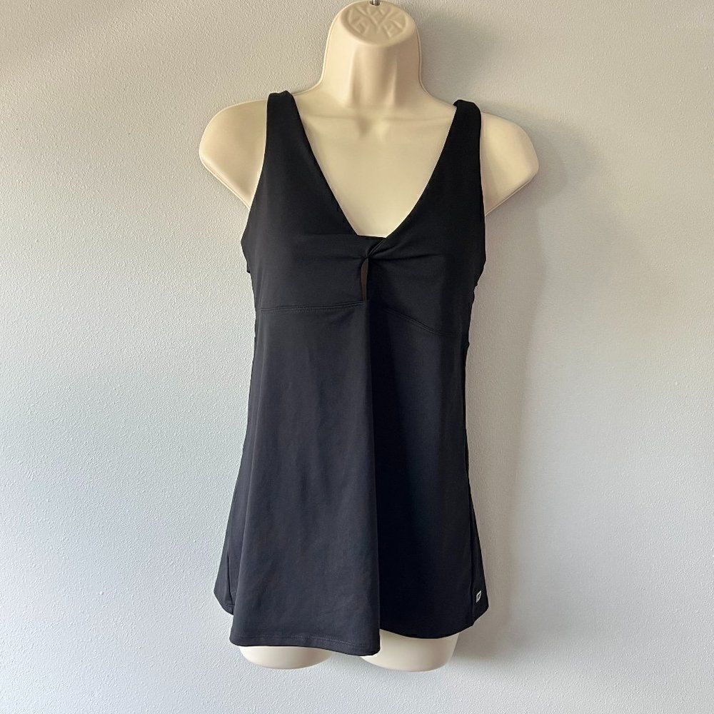 Fabletics Ellie Twist Front Cut Out Back Athletic Top Size M
